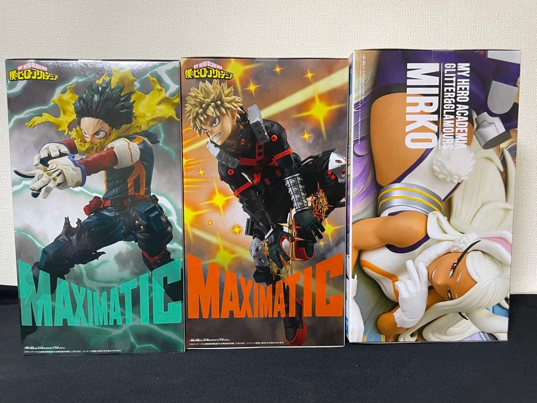 僕のヒーローアカデミア MAXIMATIC 出久 爆豪勝己 ミルコ フィギュア