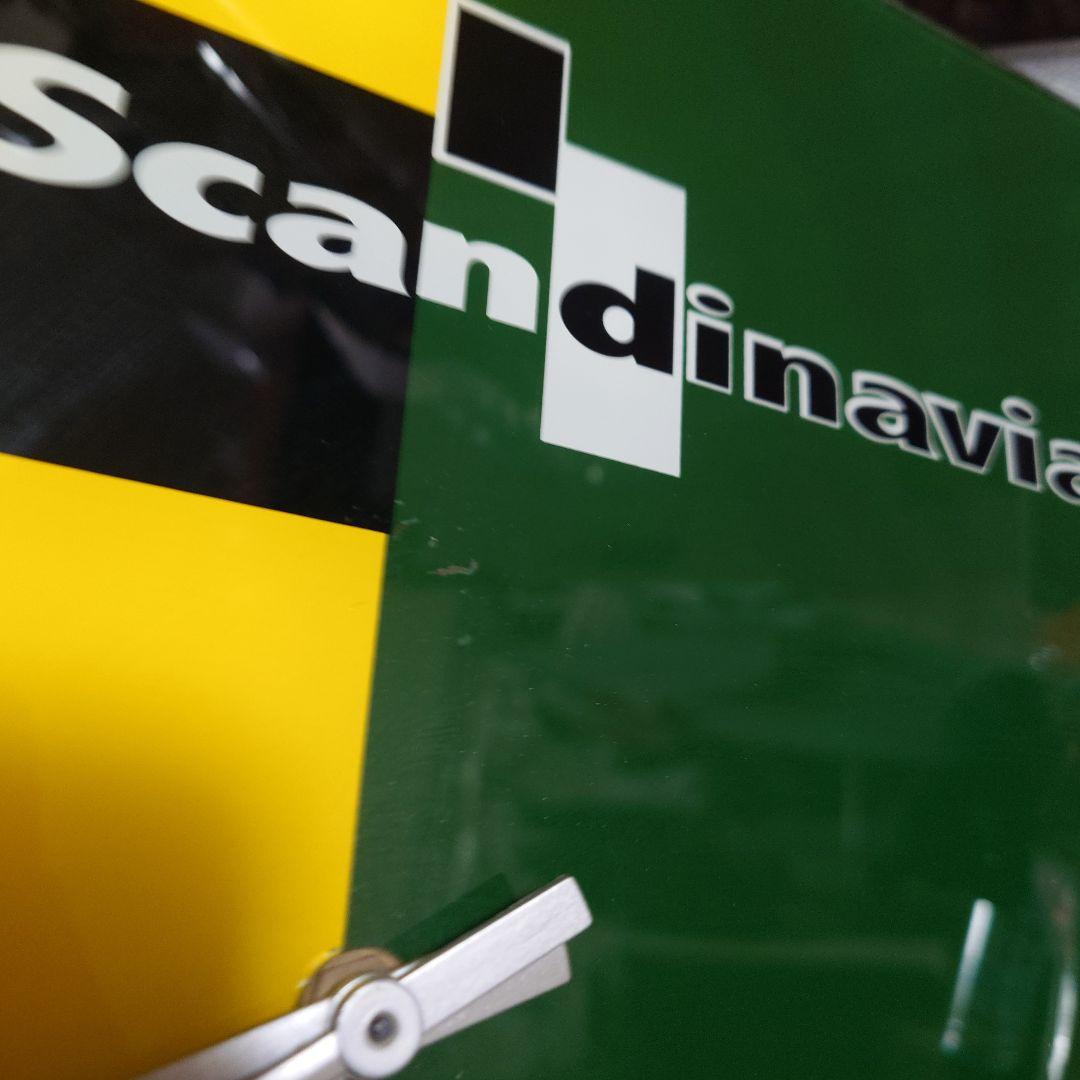 スカンジナビア航空　ガラス製　壁掛け時計