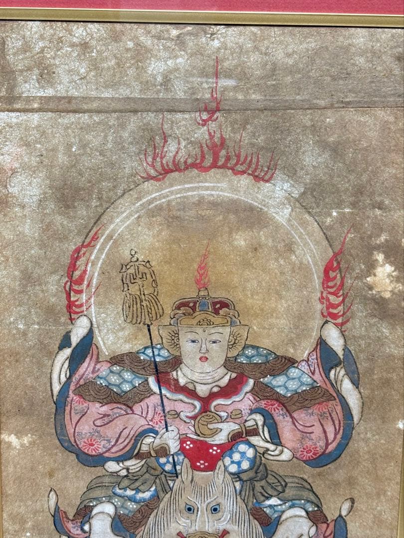 #勝軍地蔵 仏画 額装品