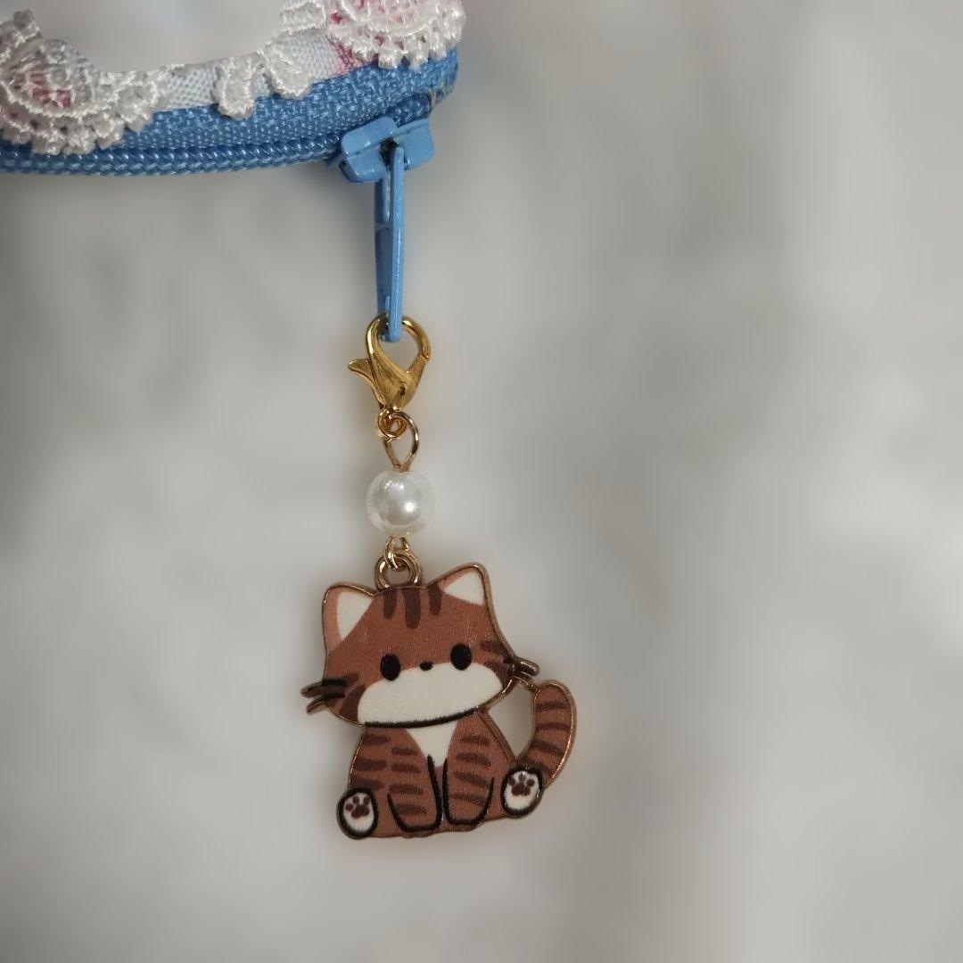 ポケットティッシュケース＆小物ミニポーチ 猫柄