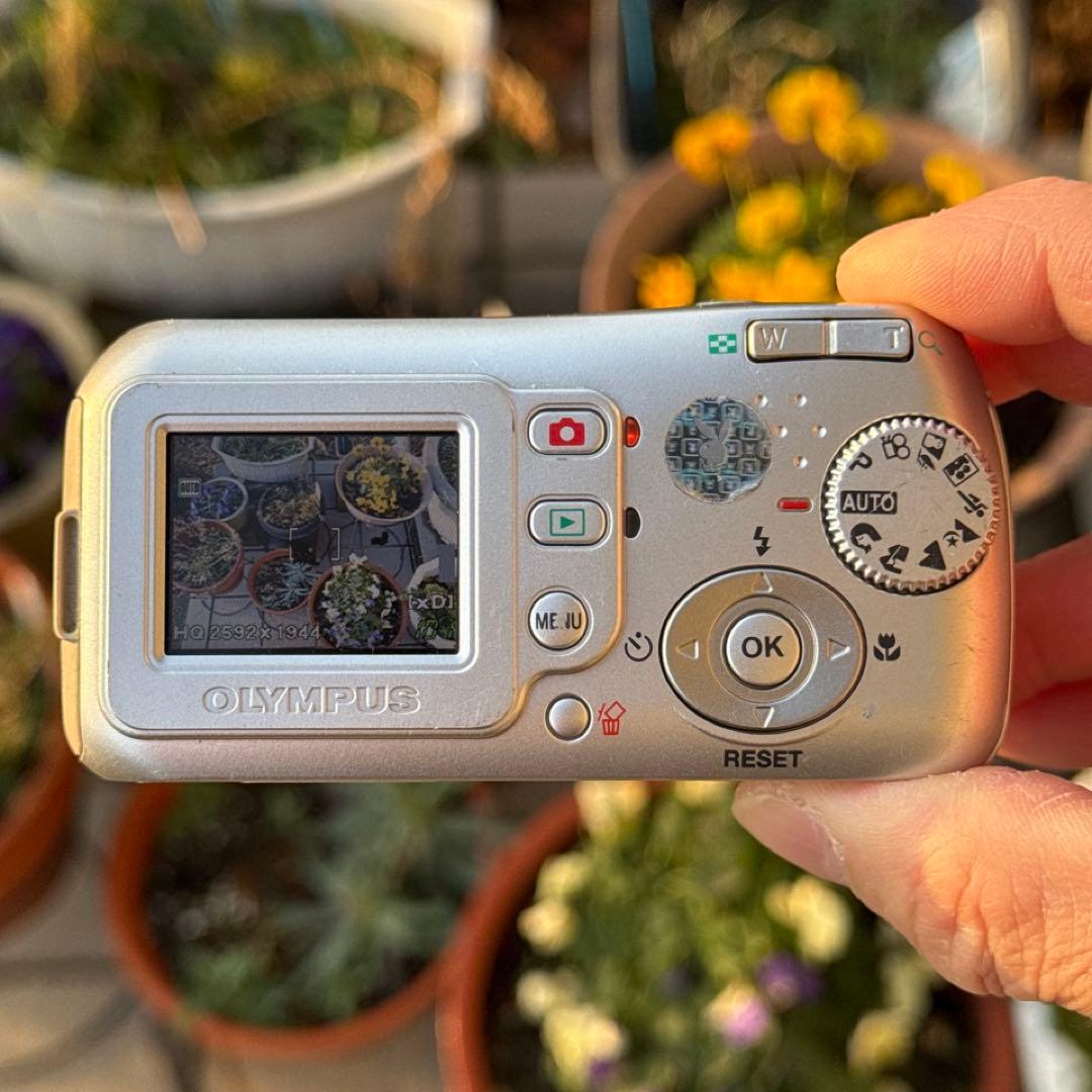 ☆動作OK OLYMPUS C-180 xDピクチャーカード付き 乾電池式
