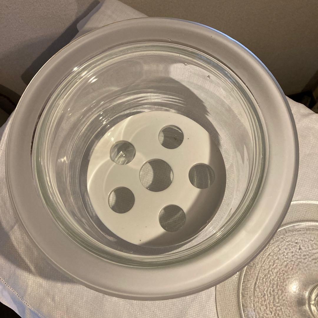 古道具ガラス　デシケーター
