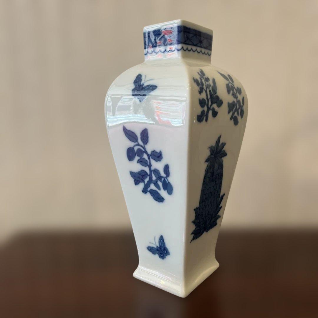 難あり 金継ぎ ポルトガル モッタヘデ Mottahedeh 蓋物 花瓶 壺