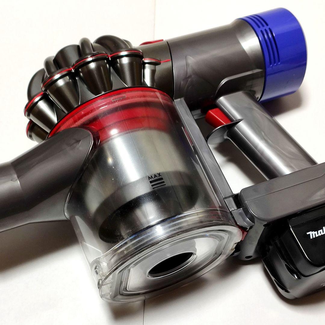 ダイソンV8 SV10 掃除機＋マキタ18vアダプターセット分解清掃済み 動作品