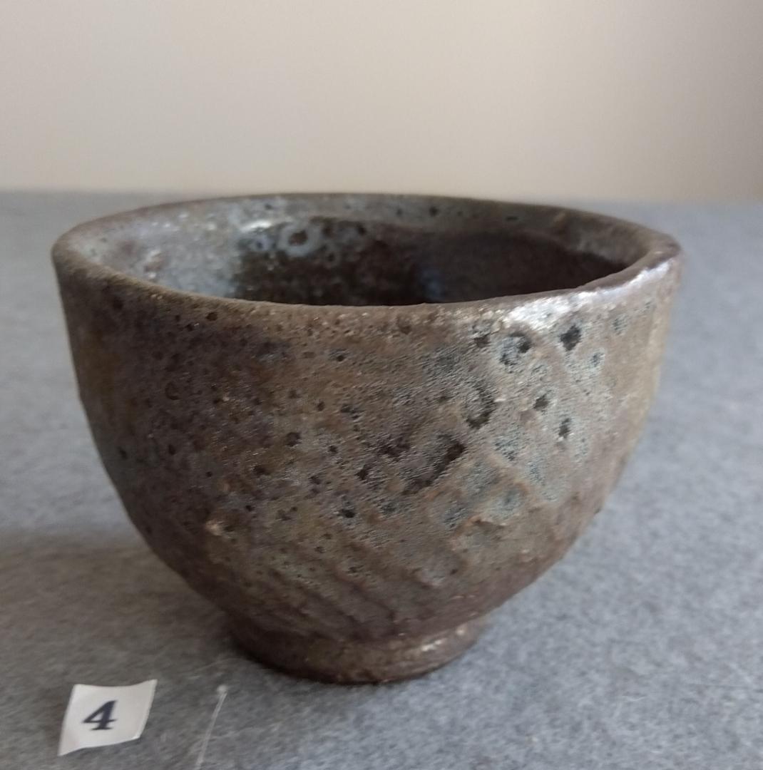 越前焼の名工　福嶋伸彦【ほたる窯】鉄釉逸品煎茶器揃