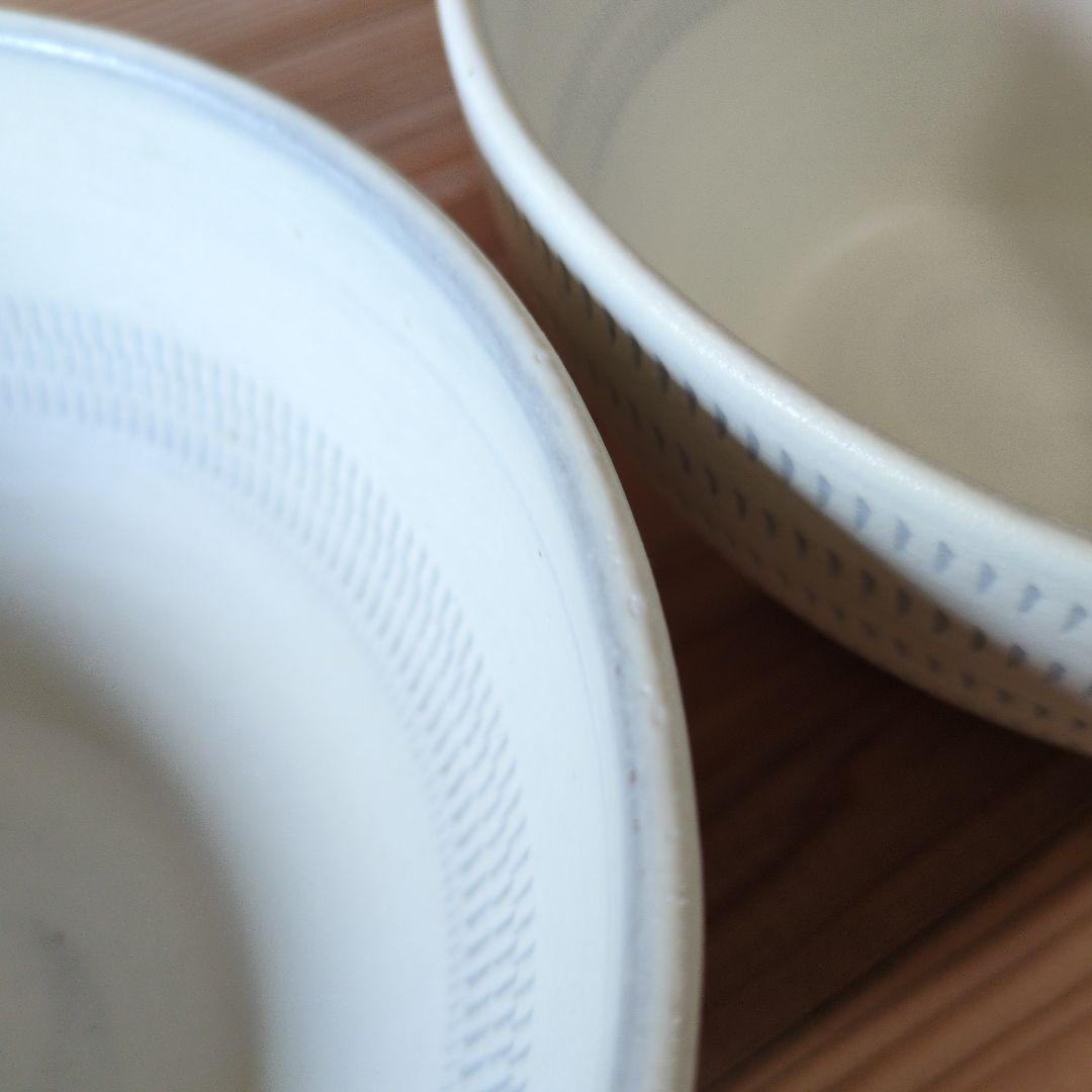 もももここです。小石原焼 丼ぶり 深鉢 ボウル うどん鉢 とびかんな 民藝