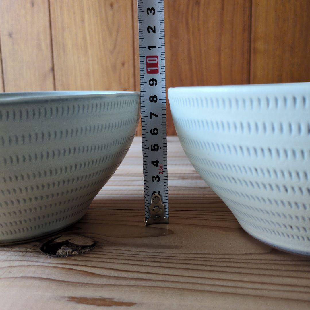 もももここです。小石原焼 丼ぶり 深鉢 ボウル うどん鉢 とびかんな 民藝