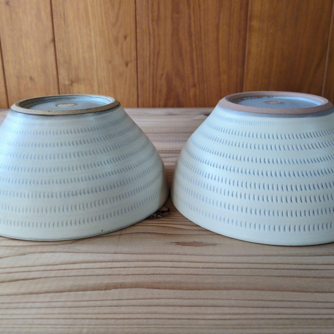 もももここです。小石原焼 丼ぶり 深鉢 ボウル うどん鉢 とびかんな 民藝