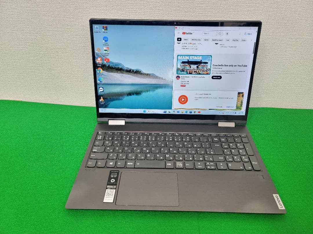 Lenovo 2-in-1 ノートPC 15インチ グレー