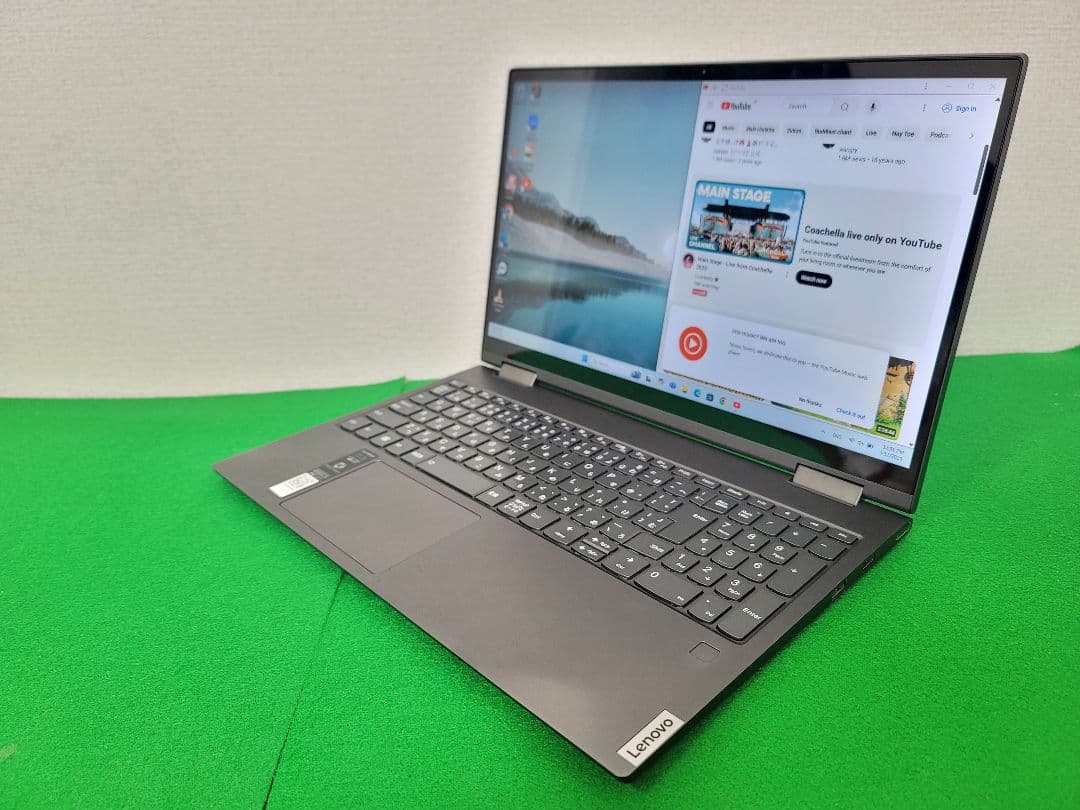 Lenovo 2-in-1 ノートPC 15インチ グレー