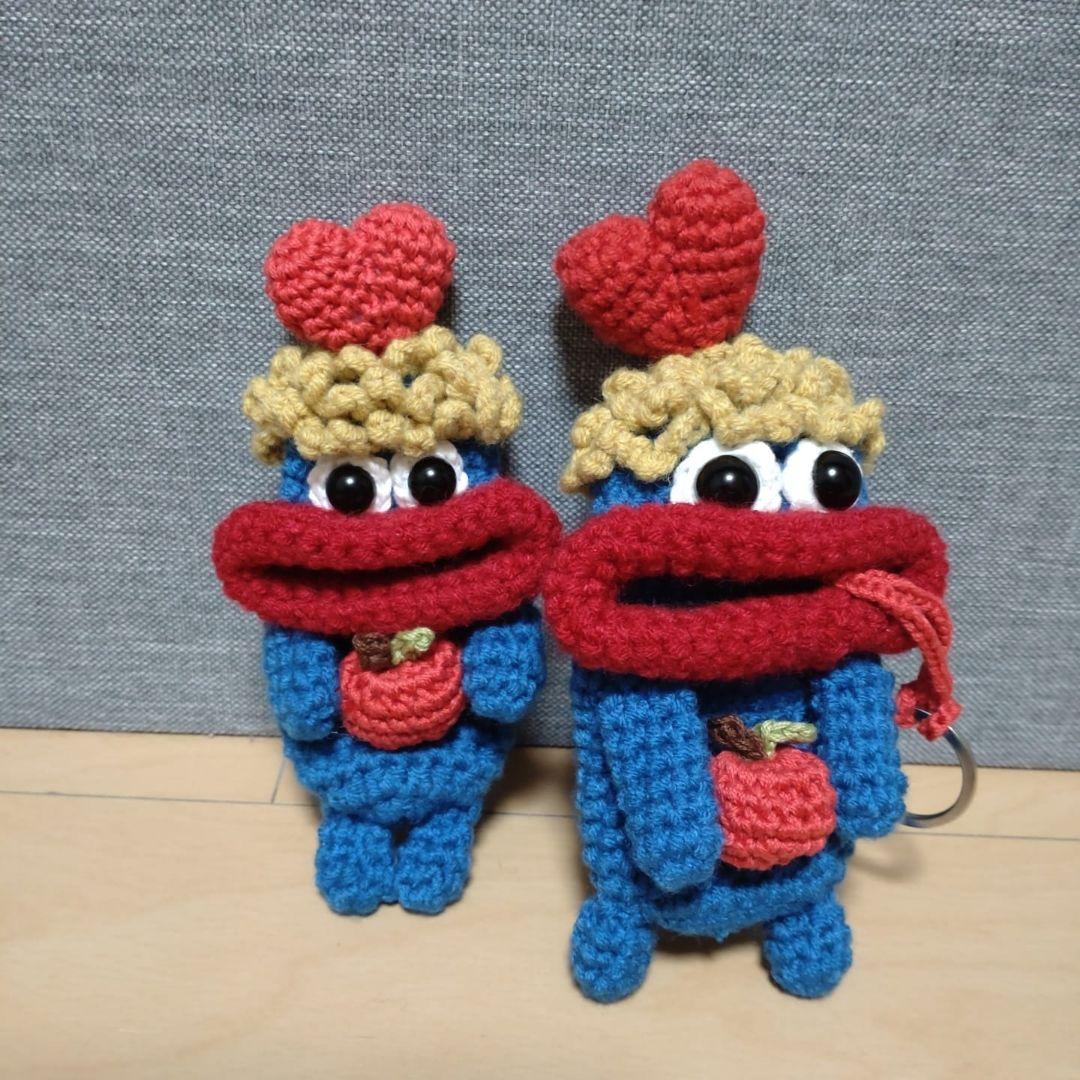 受注制作 パクパクモンスター キーケース＆リップケース セット