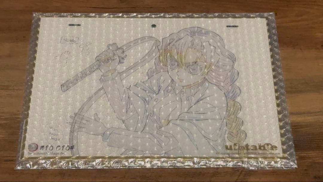 鬼滅の刃　甘露寺蜜璃　アクリル原画色紙　A4