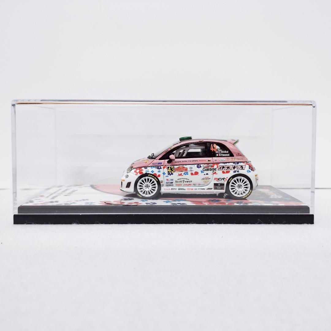 ★希少・特注品★1/43　フィアット・アバルト500　ラリーローマ2017