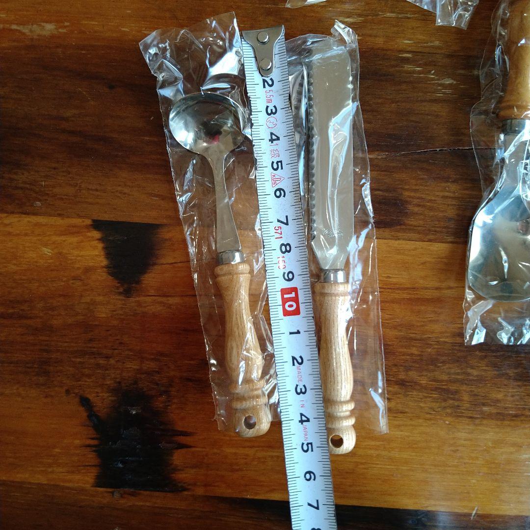 Tomi woody 　トミウッディ カトラリー　45本　木箱　新品未使用保管品