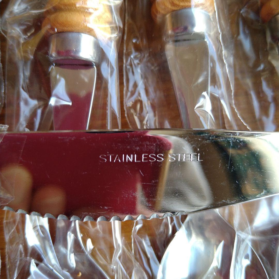 Tomi woody 　トミウッディ カトラリー　45本　木箱　新品未使用保管品