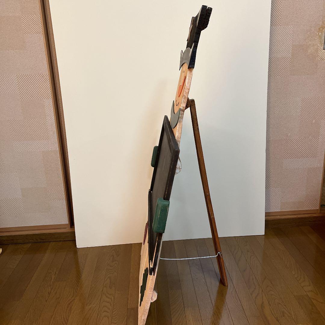 トールペイント ウェルカムボード スノーマン