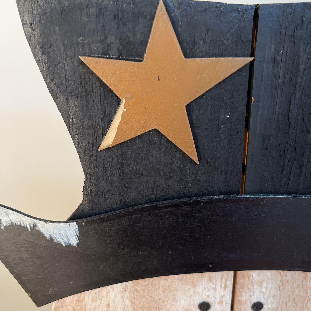 トールペイント ウェルカムボード スノーマン