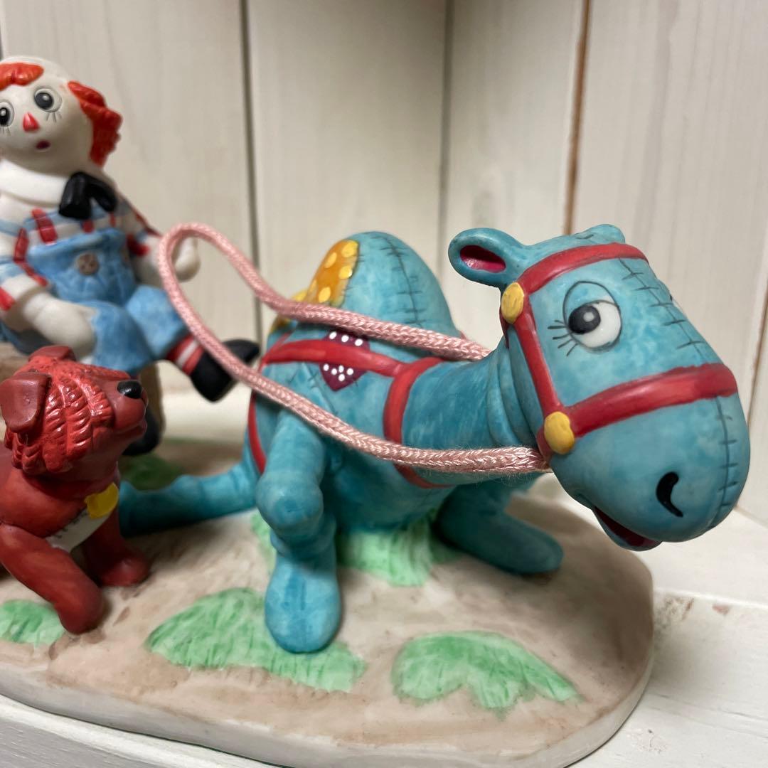 348♡ラガディ・アン＆アンディ　置物　フィギュア　キャメル　アーサー　貴重レア