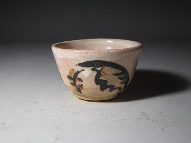 富本憲吉 本人作 鉄描銅彩 盃六客 山本茂雄極め 名品！o572