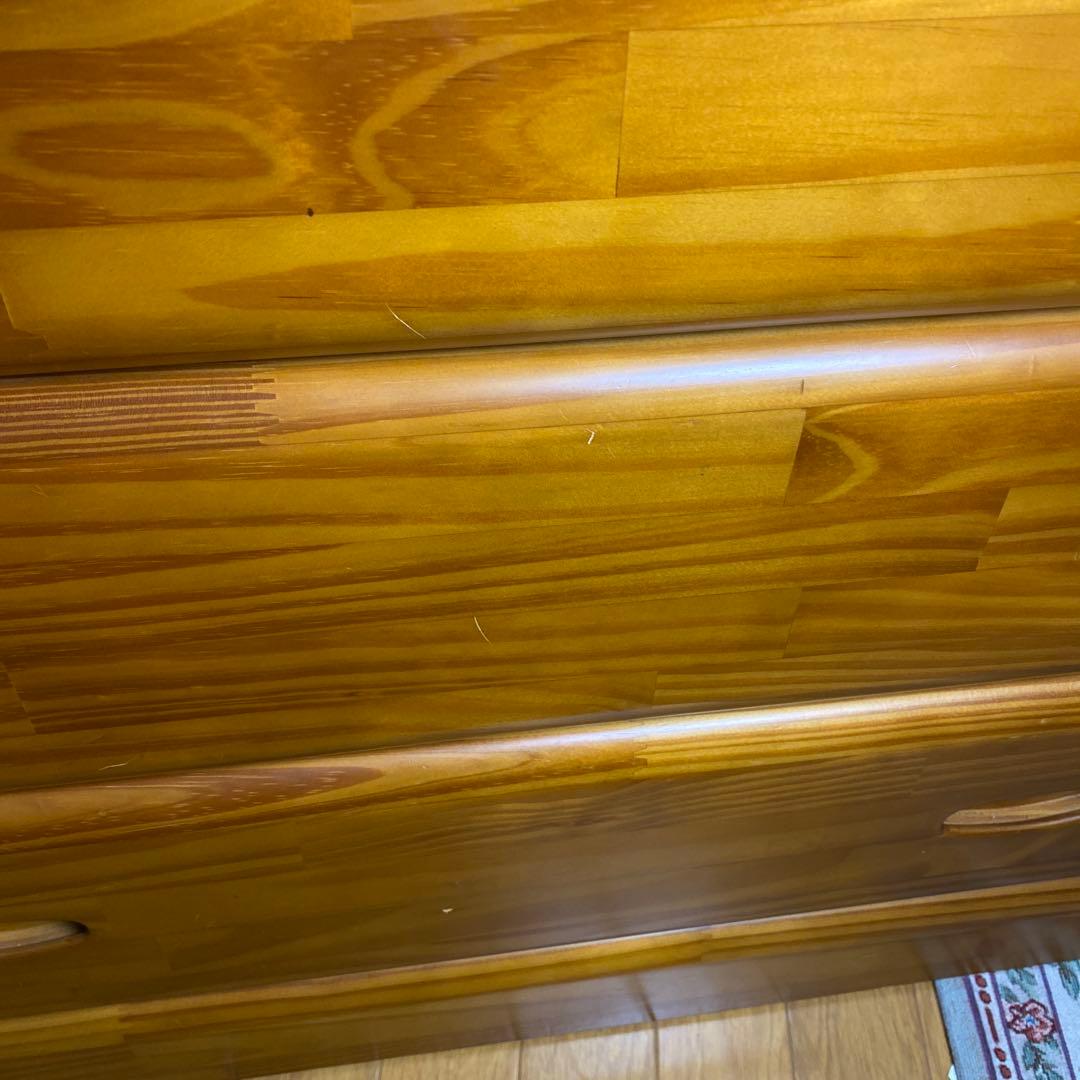 【たんす】カントリー調 木製 チェスト　日本製　引き出し　箪笥