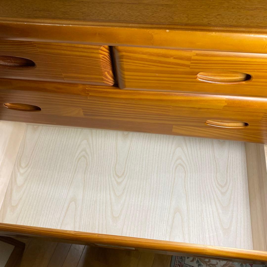 【たんす】カントリー調 木製 チェスト　日本製　引き出し　箪笥