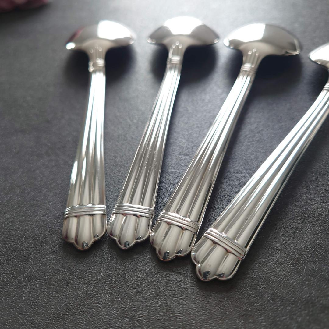 希少 美品 クリストフル アリア コンソメスプーン 4点