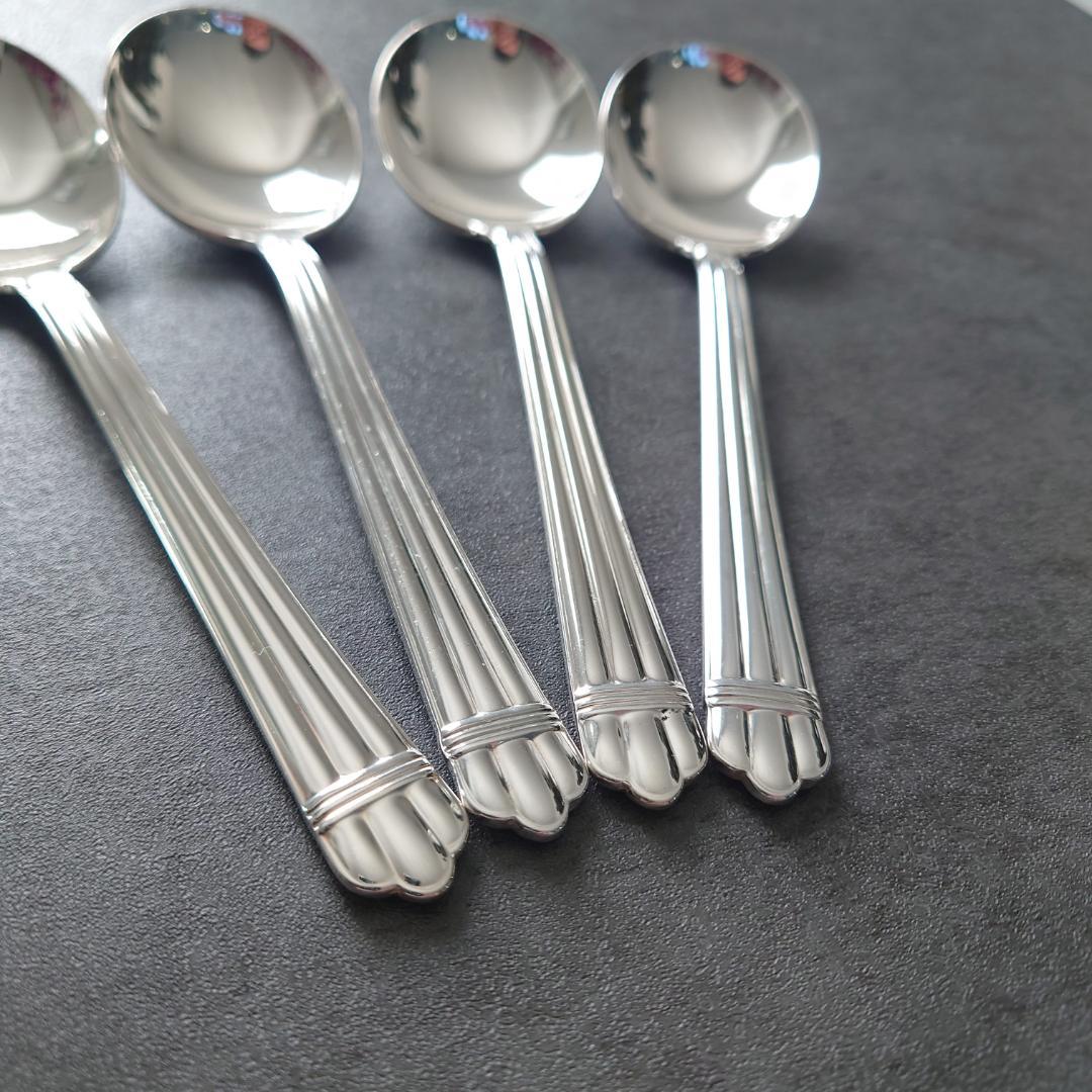 希少 美品 クリストフル アリア コンソメスプーン 4点