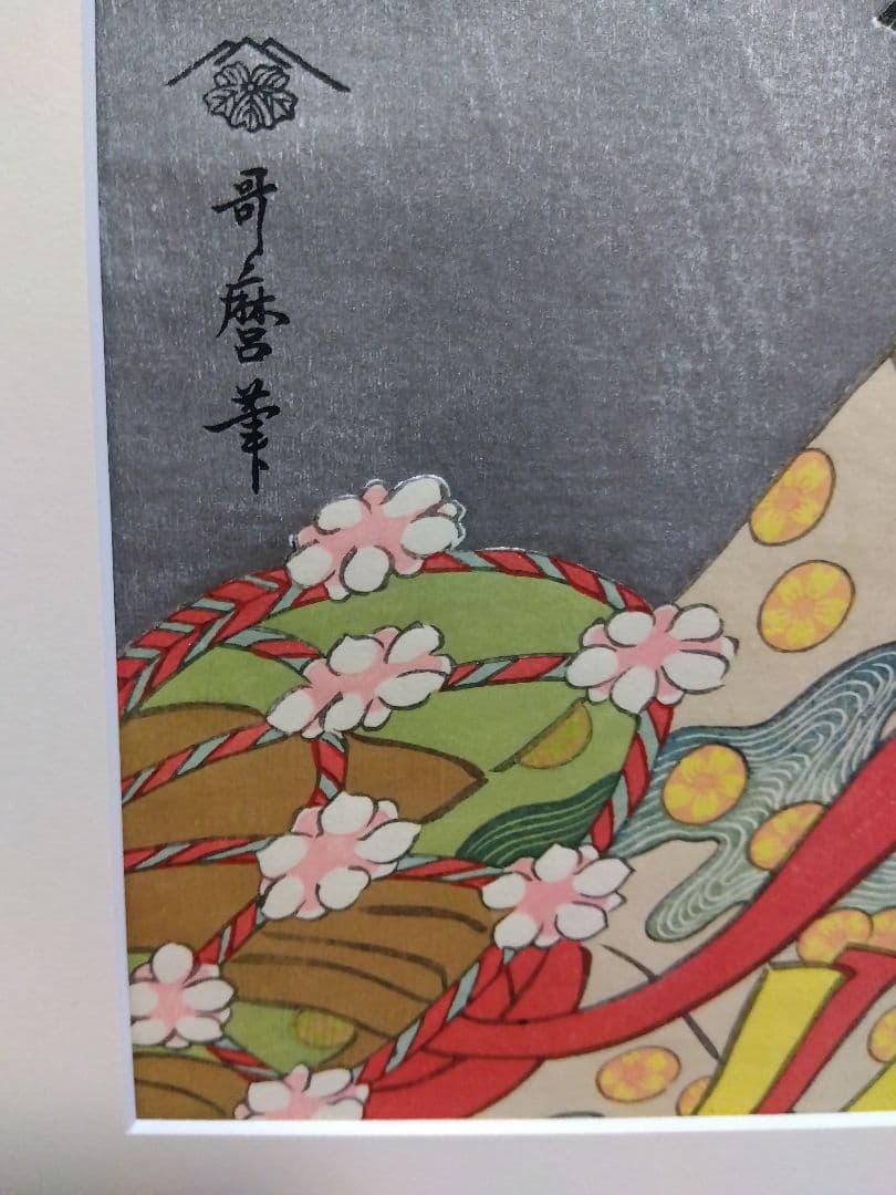 浮世絵 と新品額　喜多川歌麿　歌麿名作撰　悠々洞出版　復刻浮世絵