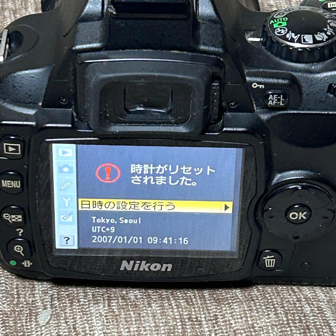 稼働品　名機　Nikon D40x レンズキット　シャッター回数 3071