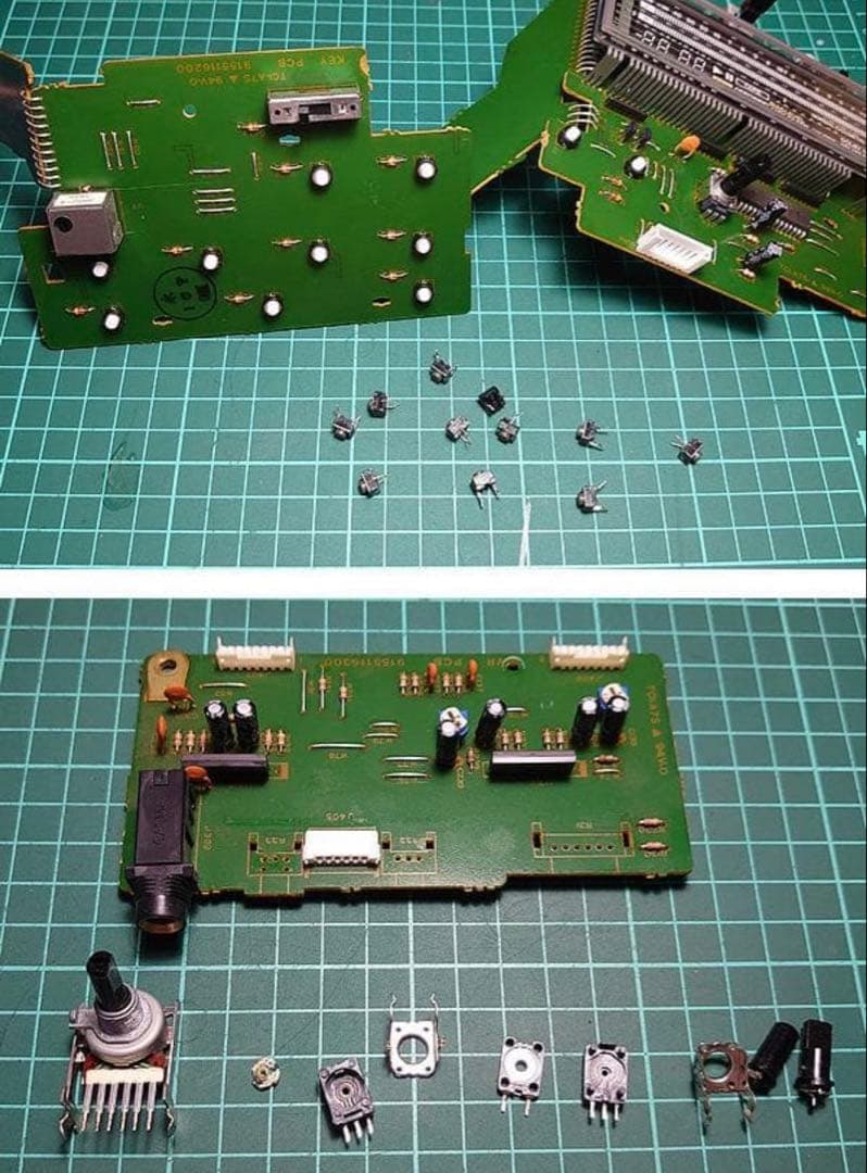 オーバーホール品TEAC カセットデッキ「V-1030」　動作OK 3ヘッド