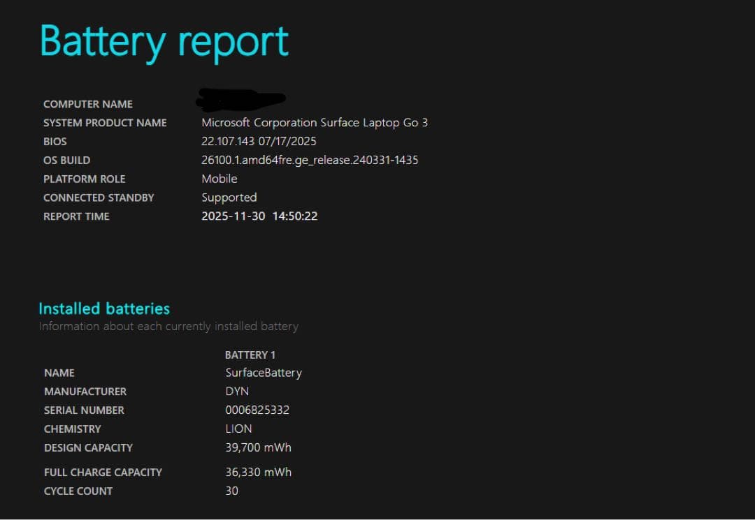 くりまんじゅうSurface Laptop Go 3