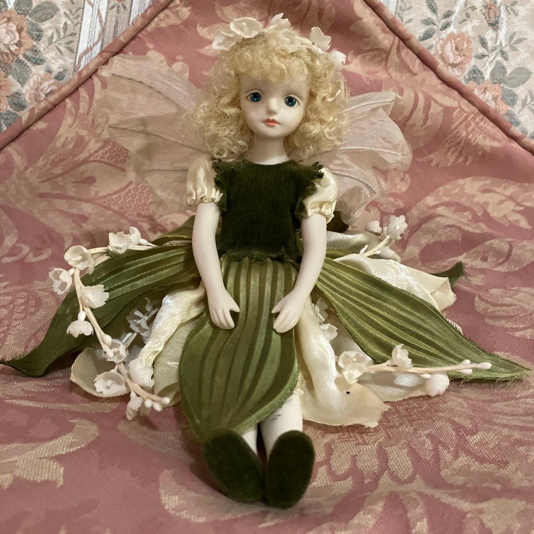 若月まり子さんすずらん 花の妖精ビスクドール