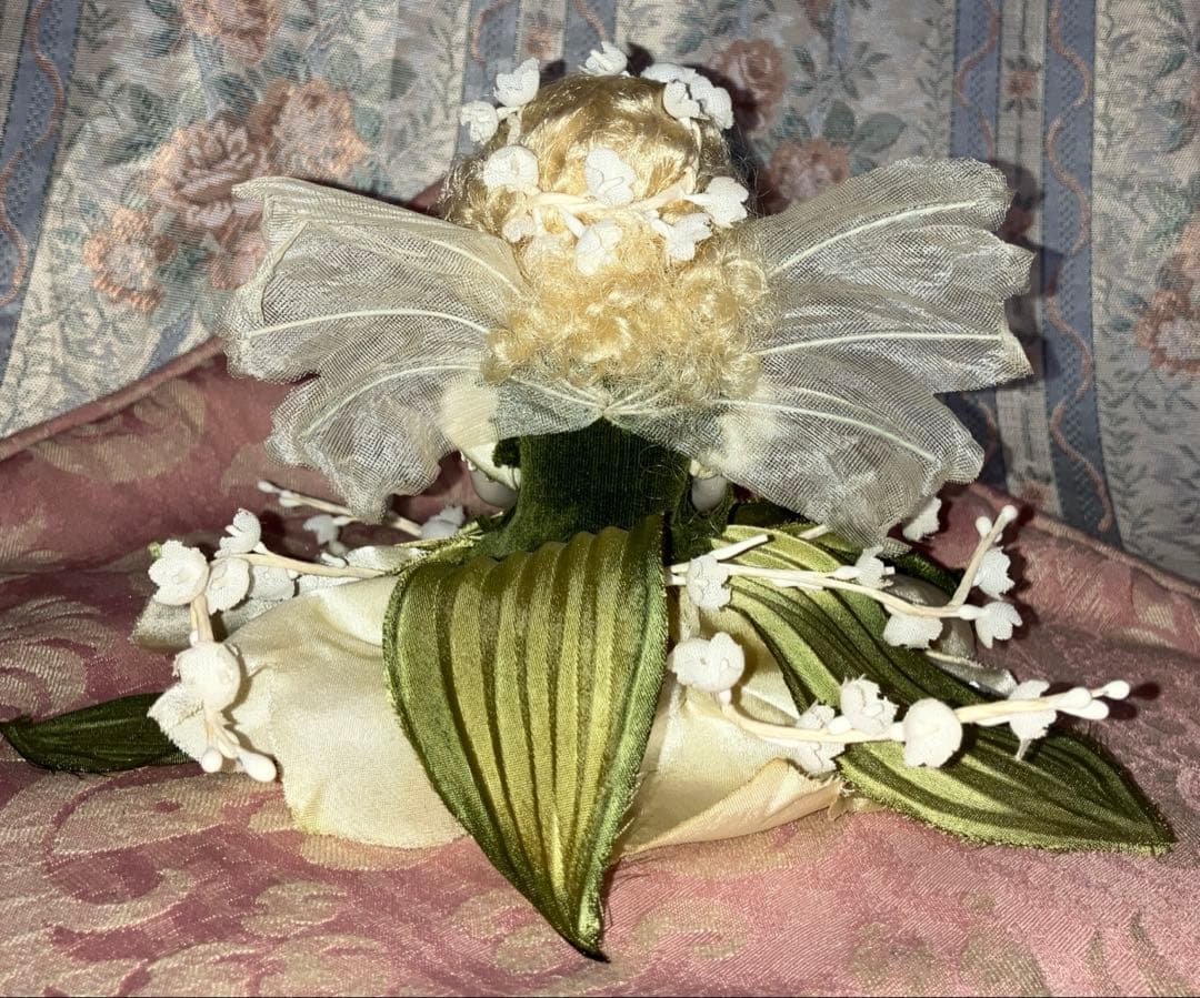 若月まり子さんすずらん 花の妖精ビスクドール