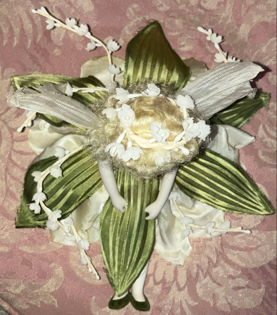 若月まり子さんすずらん 花の妖精ビスクドール