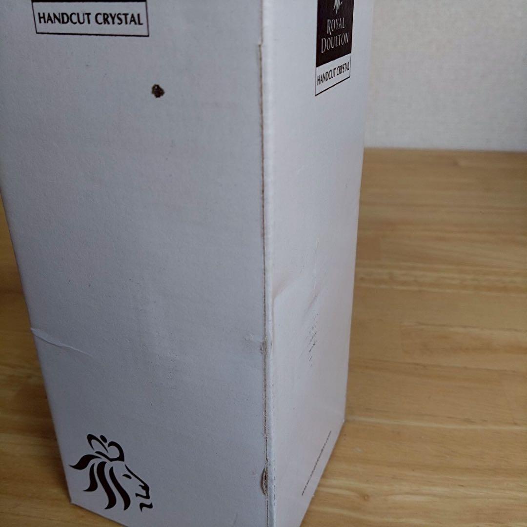 ロイヤルドルトン クリスタル チェコ製 フラワーベース【10179m】