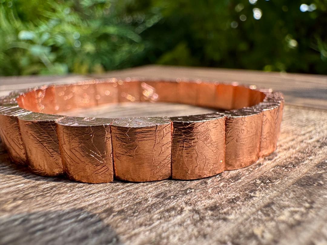 ギベオン（メテオライト）バングル　8mm 内径16.5cm