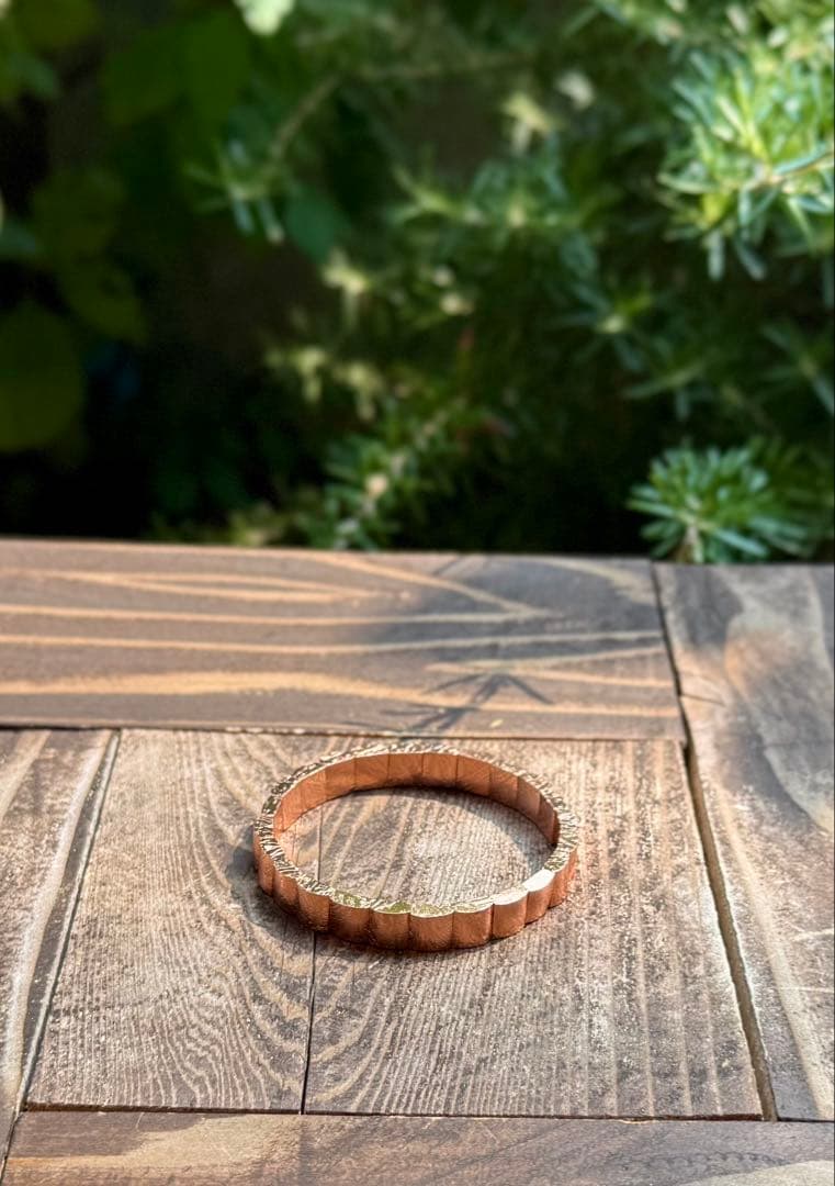ギベオン（メテオライト）バングル　8mm 内径16.5cm