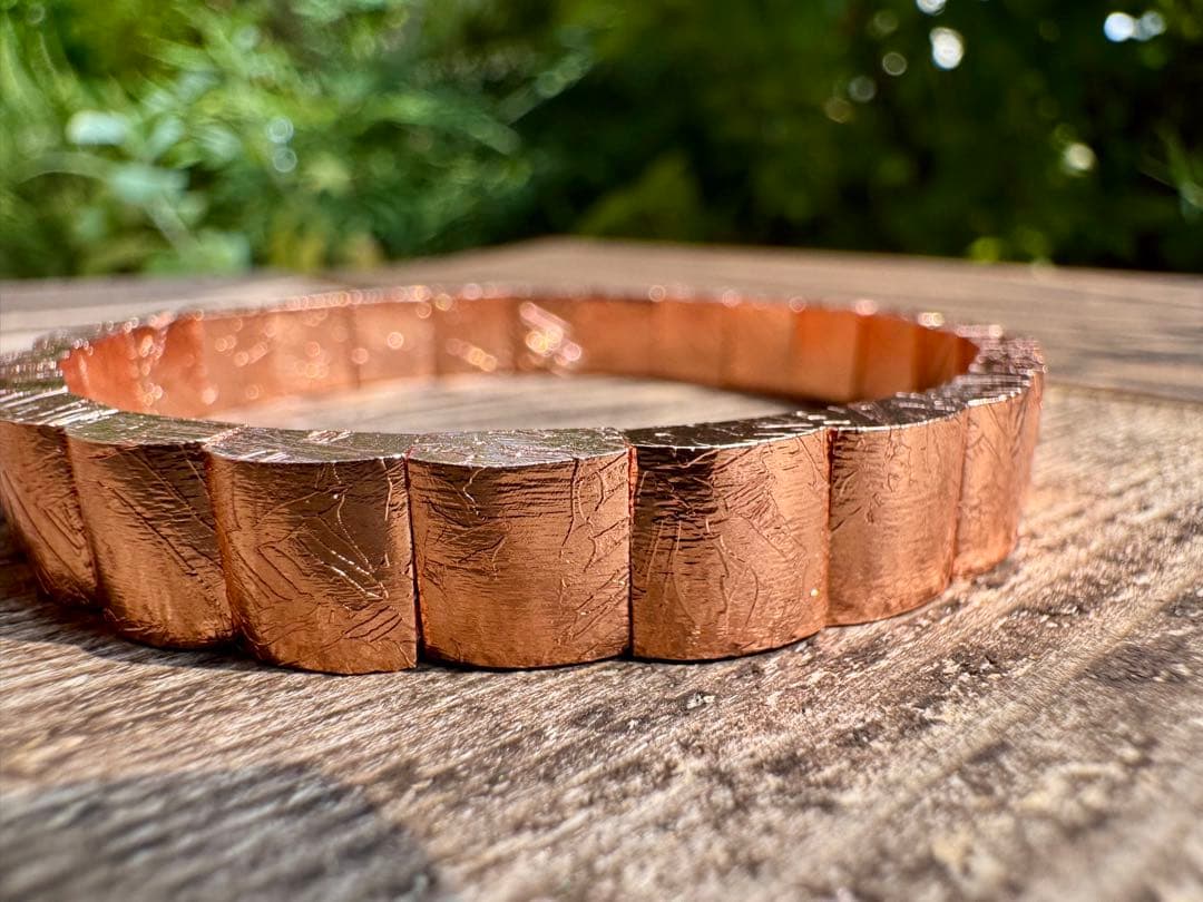 ギベオン（メテオライト）バングル　8mm 内径16.5cm