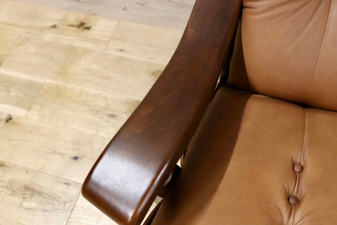 GMFN177○オランダ製 ダッチカントリー シングルソファ 1人掛けソファ 本