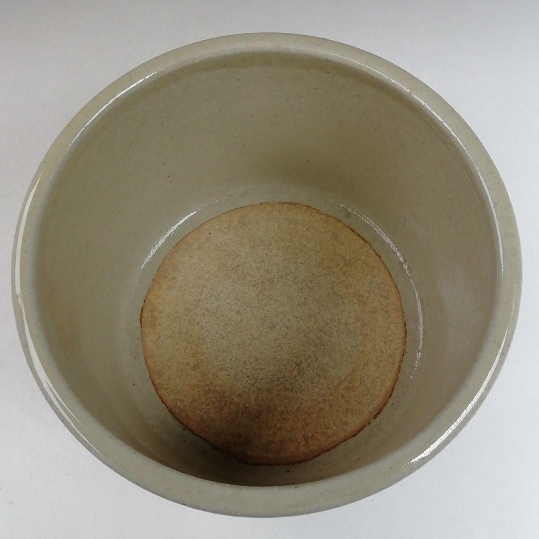 Ｗ３２４　火入　『膳所焼』『安南写　唐草』『淡海ぜぜ陽炎園 造』　共箱　茶道具