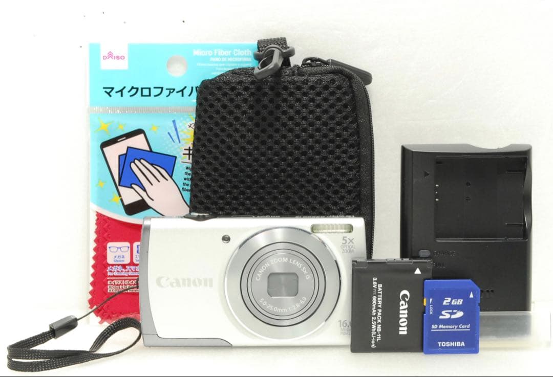 Canon PowerShot A3500IS❤️スマホ転送 動作確認済 シルバー