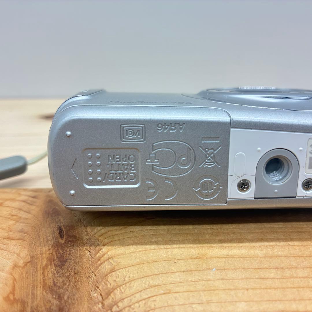 【動作品】Canon PowerShot A480シルバー　単3電池駆動 B