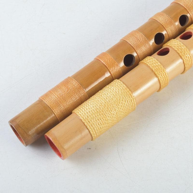 和楽器　木管楽器　横笛　竹笛　袋付　2点まとめて　V　A34