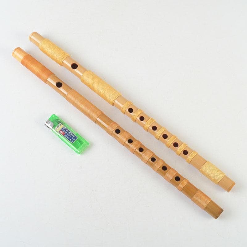 和楽器　木管楽器　横笛　竹笛　袋付　2点まとめて　V　A34