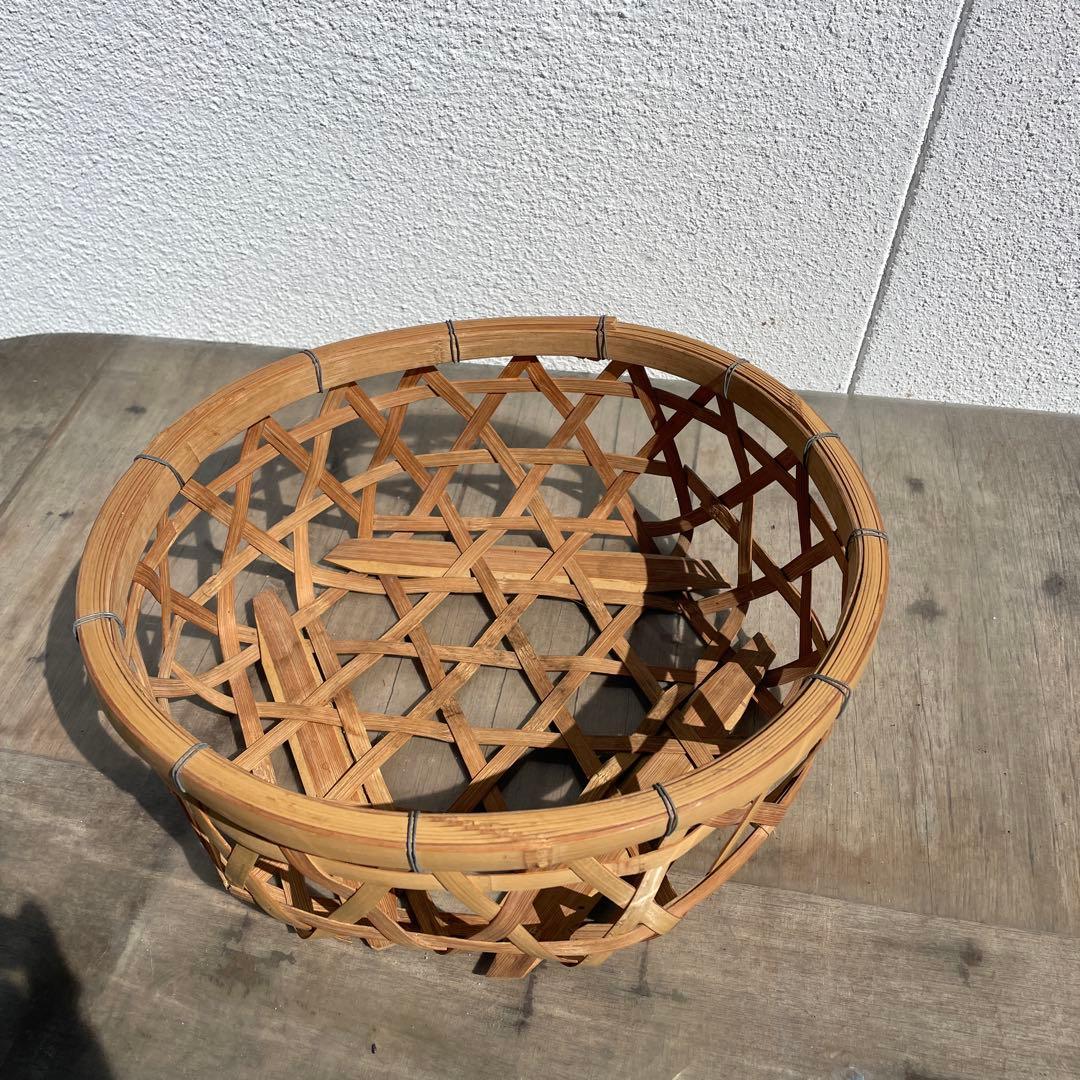 昭和レトロ　竹籠　竹細工❻個セット