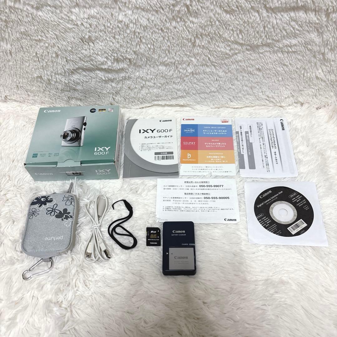 【美品】Canon キャノン IXY 600F コンデジ シルバー