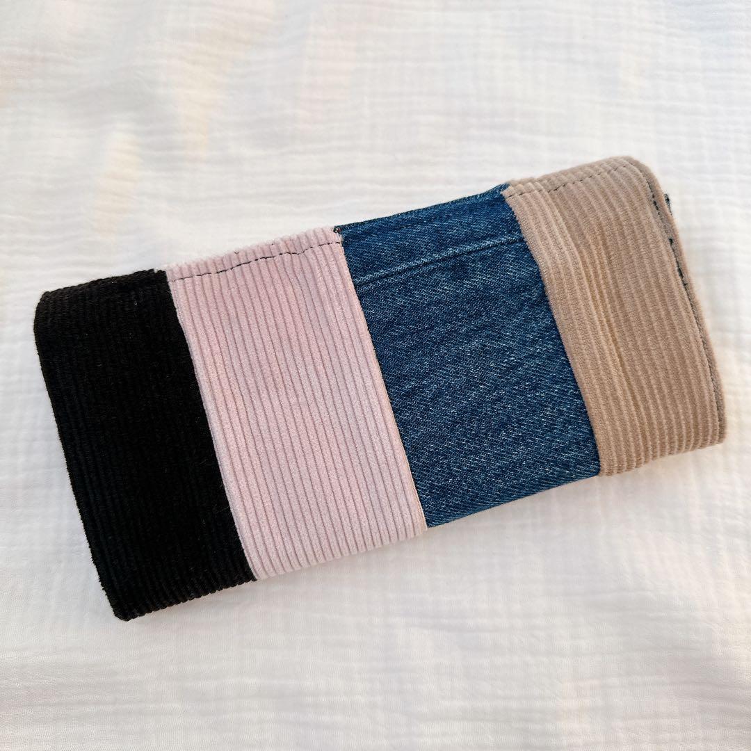 ハンドメイド　デニムリメイク長財布　2