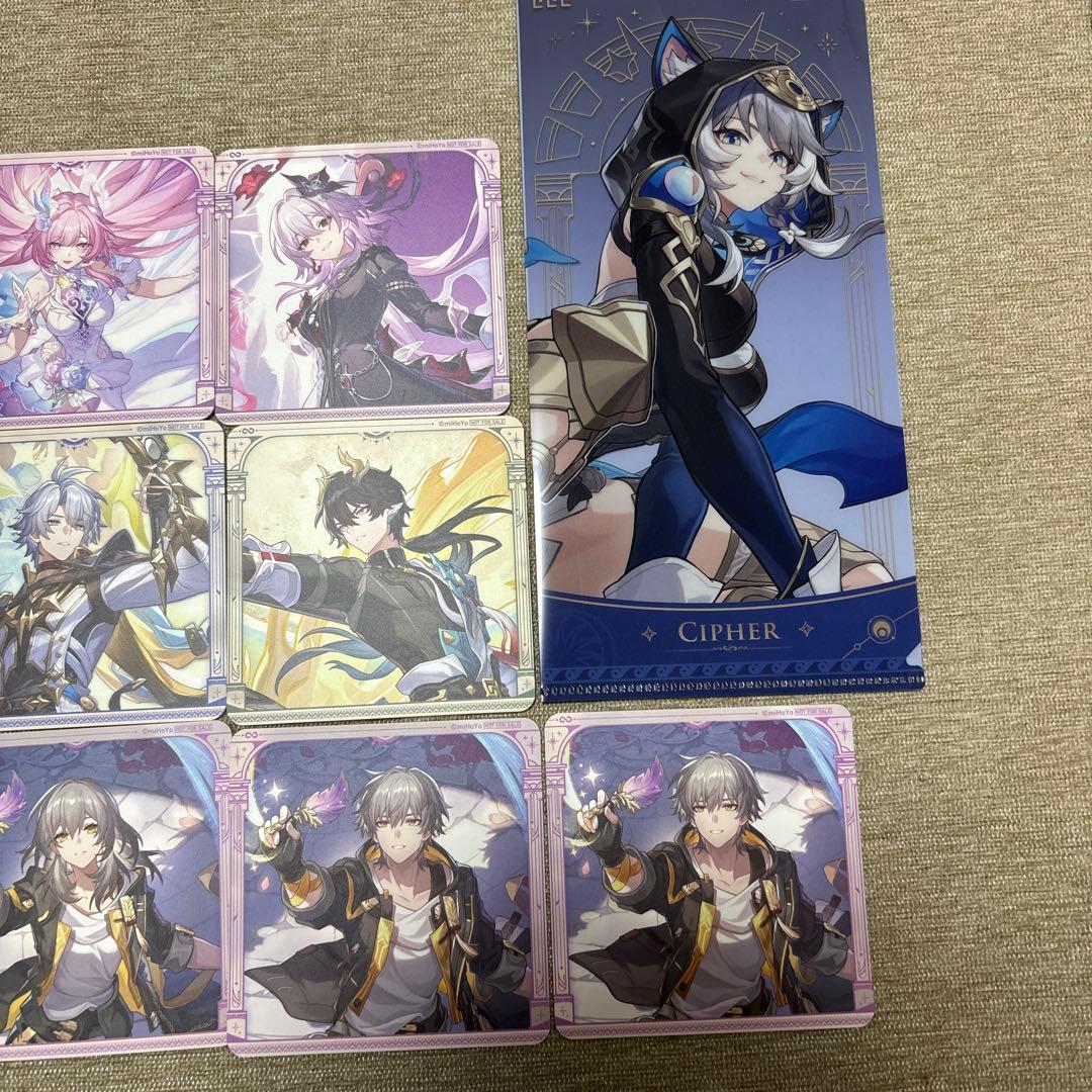 崩壊スターレイル スタレ GIGO限定 キメラ焼き コースター 10点おまけ付