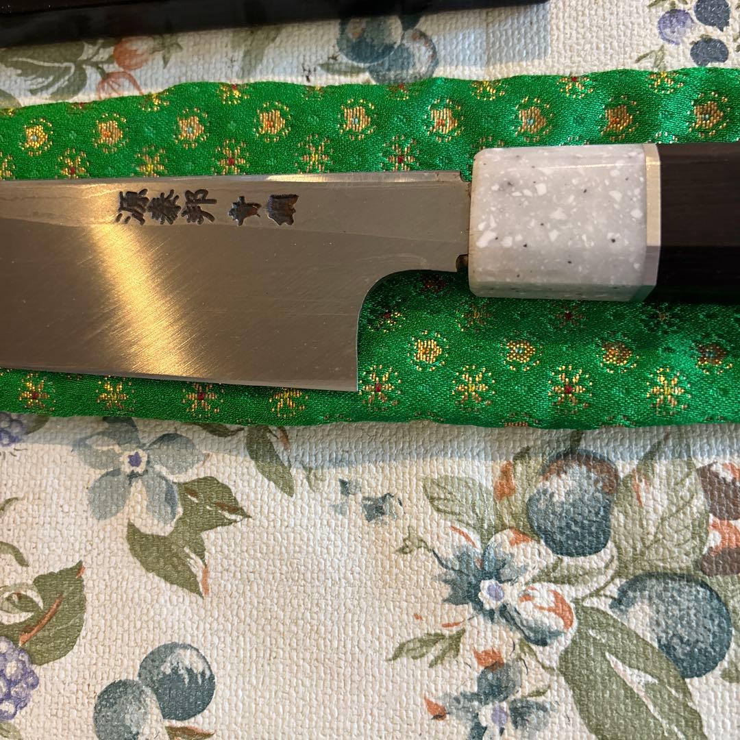 日本製 柳刃包丁 木製ハンドル