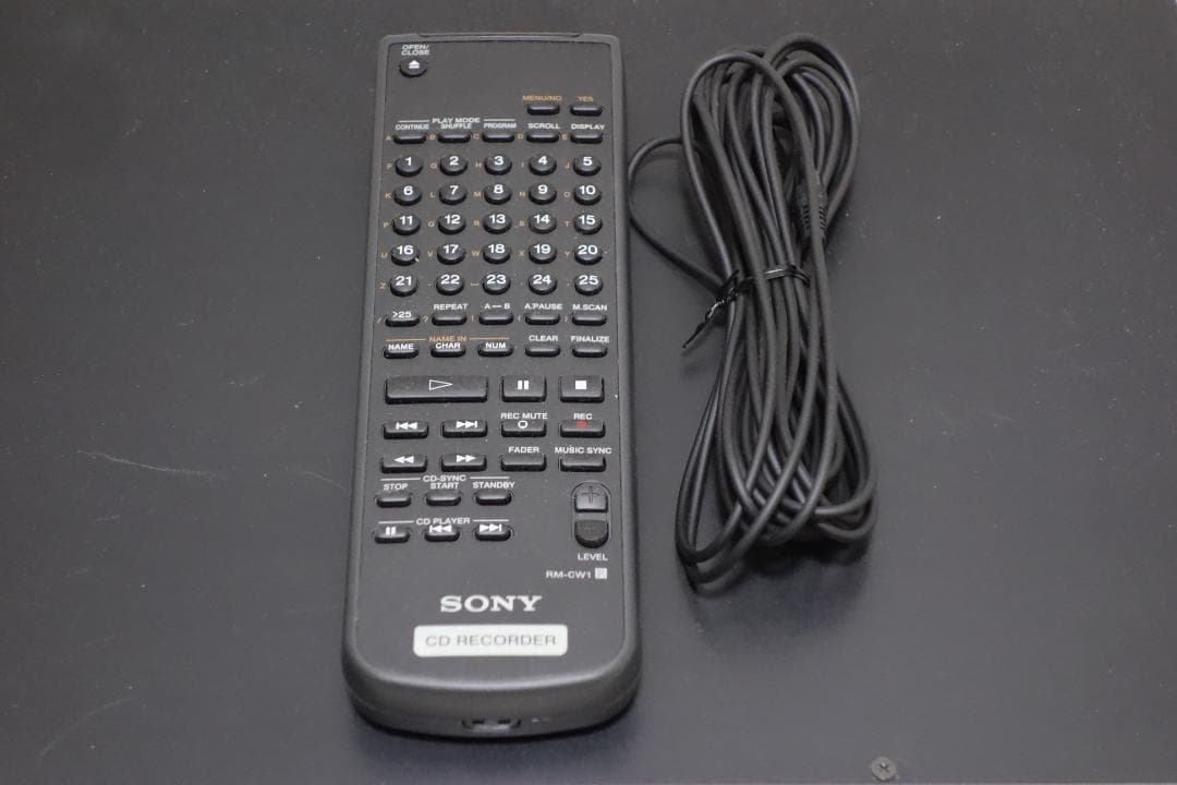 録音・再生しました 業務用 CDレコーダー CDR-W33 SONY ソニー